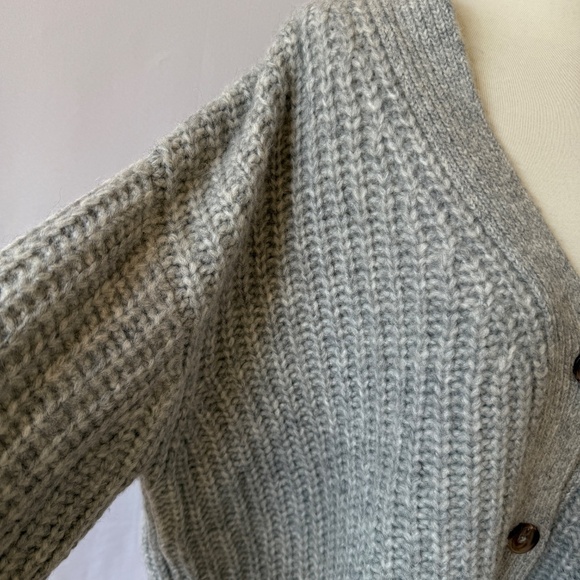 JENNI KAYNE COCOON CARDIGAN OVERSIZED GRANDPACORE BOYFRIEND WOOL BABY ALPACA S - Picture 5 of 11